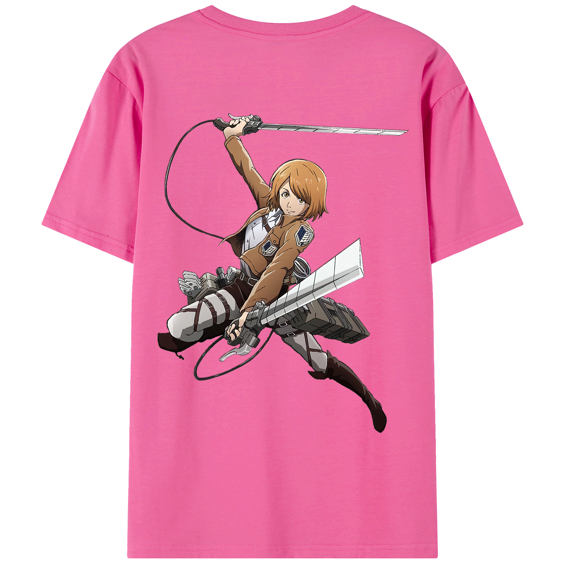 （画像用） 進撃の巨人 ペトラ·ラル Attack on Titan Petra Rall レディース半袖Tシャツ(バックプリント)